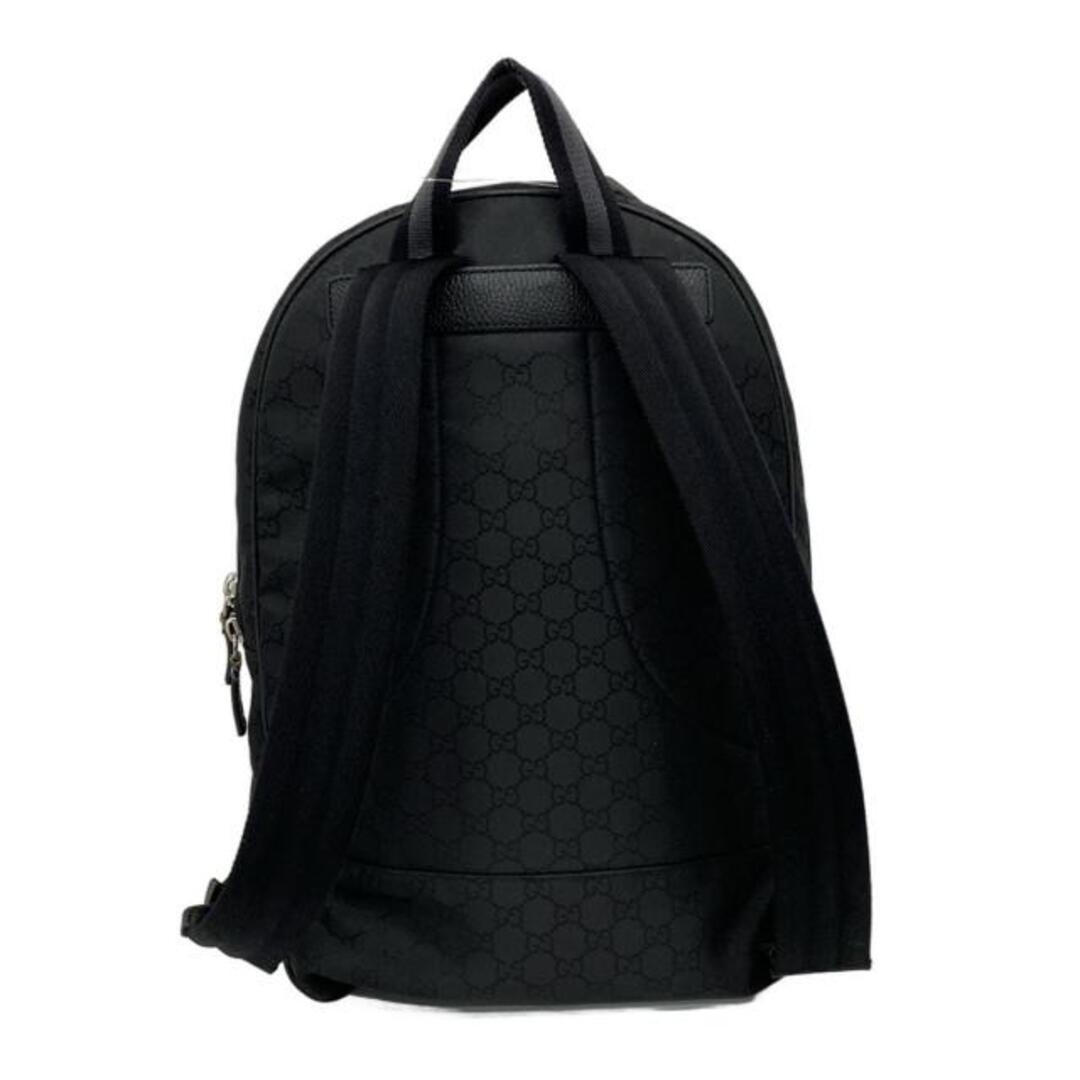 GUCCI GG Backpack Black Leather Used, Versatile & Stylish, 45cm H thumbnail 4