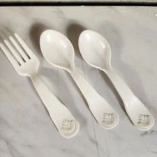Fisher Price Fun Food Pick One Part Silverware Dishes Fork Spoon Utensil