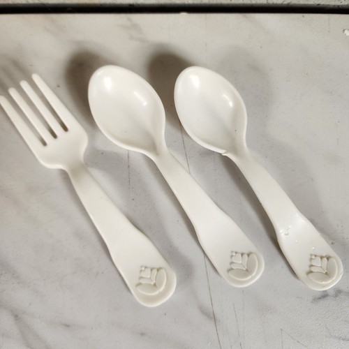 Fisher Price Fun Food Pick One Part Silverware Dishes Fork Spoon Utensil