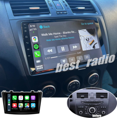 Apple Carplay For 2010-2013 Mazda 3 Android13 Car Stereo Radio GPS Navi Wifi 64G