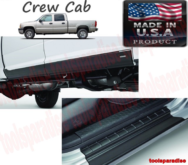 GMC Sierra CREW CAB 2001 2006 Rocker Panel Protector Guard Cover Trim