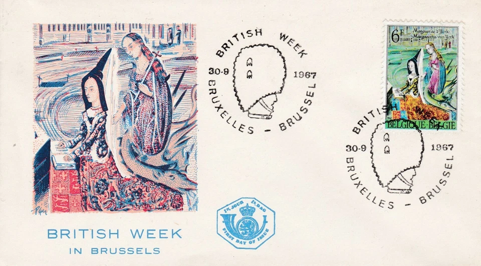 L11 - ENVELOPPE BELGIQUE - BRITISH WEEK - 1967 . - Photo 1/1