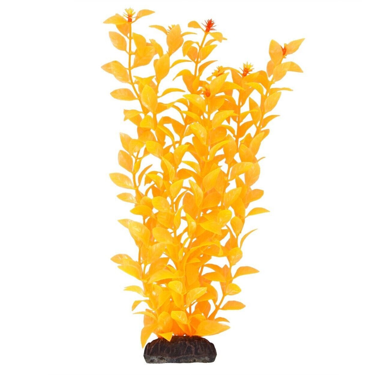 Underwater Treasures Ludwigia – Künstliche Aquarienpflanze In Orange, 7,6 Cm