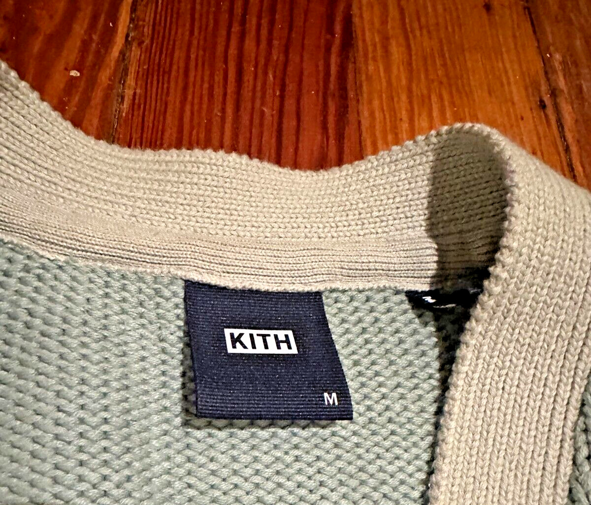 Kith Patchwork Knit Cardigan 'Vera' Medium - image 4
