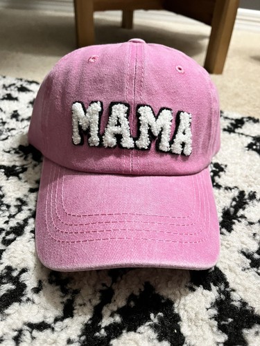 Pink Mama Baseball Cap Adjustable Back 
