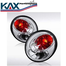 Brake Tail Lights Assembly Pair For 1998-2005 Vw Beetle Altezza Chrome Brake Tail Lights Assembly Pair For 1998-2005 Vw Beetle Altezza Chrome