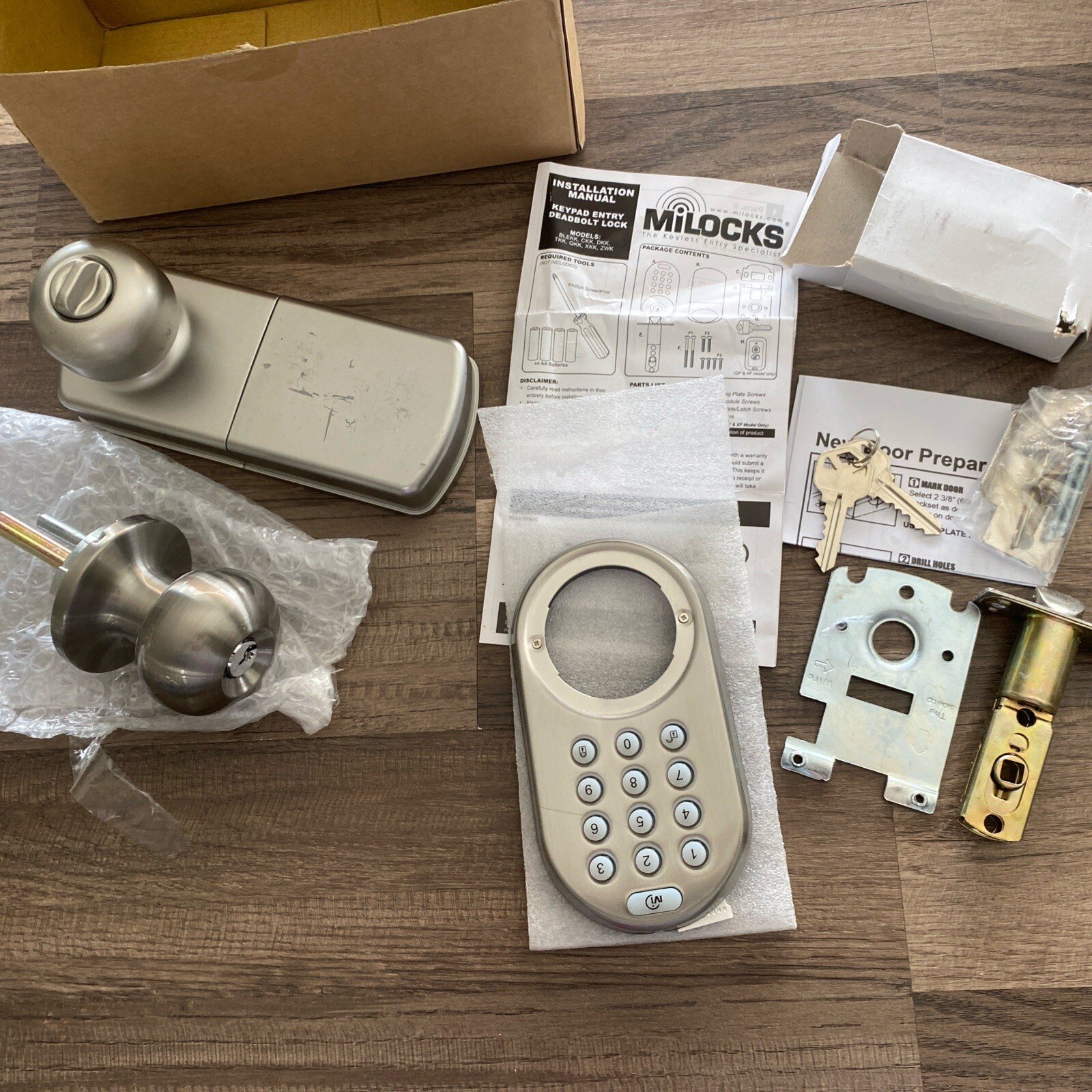 Smart Keyless Entry Deadbolt Lock with Electronic Keypad by MiLocks-image