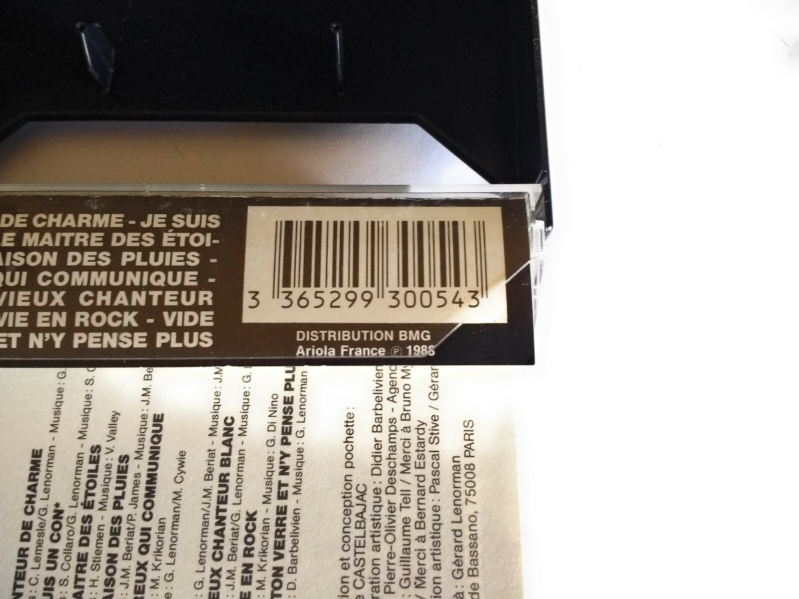 Gerard Lenorman Heureux Qui Communique Audio Cassette In French Ebay