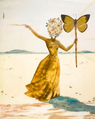 Salvador Dali : Veuns Butterfly : Archival Quality Art Print 13x19