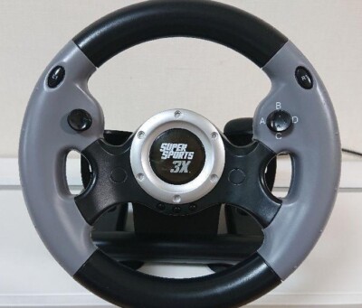 Super Sports 3X Video Game Racing Wheel for Xbox 360, PS3, and PC