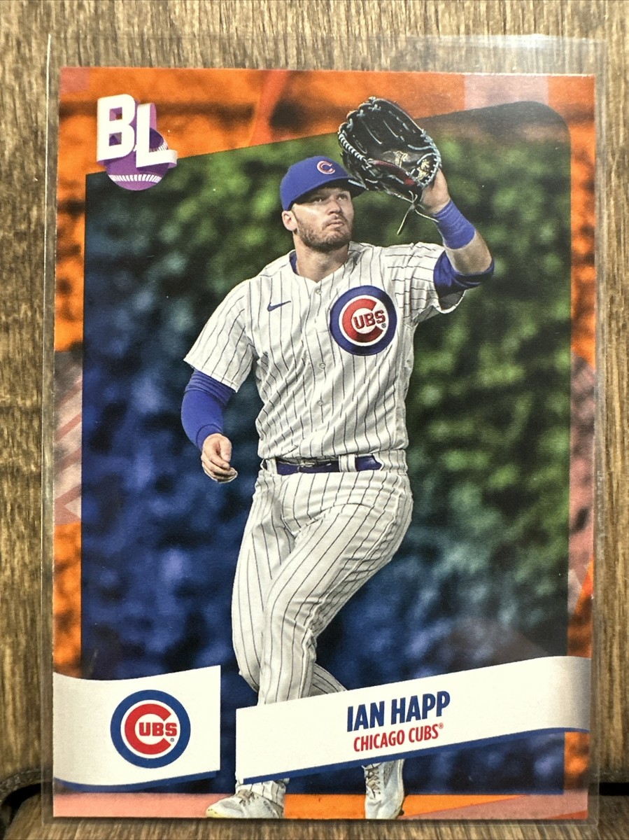 2024 Topps Big League Ian Happ #41 Electric Orange Chicago