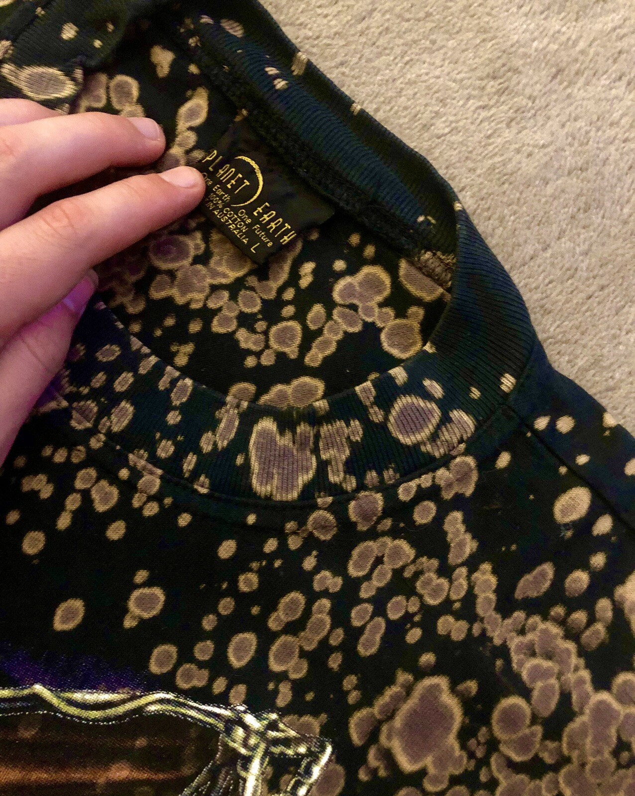 ALTRA Maglietta vintage anni '90 primi anni '90 ""Dungeons and Dragons"" x ""Altri mondi"" lavaggio acido