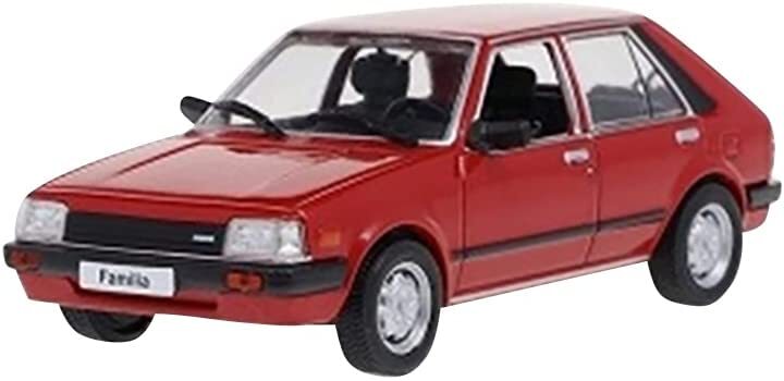 FIRST:43 1/43 MAZDA 323 (Familia) 1980 Red Overseas Model F43-166