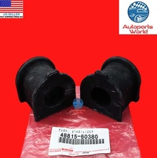 GENUINE TOYOTA 10-23 FJ CRUISER 4RUNNER FRONT SWAY BAR BUSHING SET 48815-60380