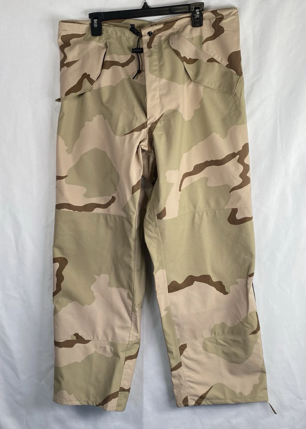 Military Pants Men's Med. 3 Color Desert Camo Goretex Wet Weather Rain ECWCS NOS