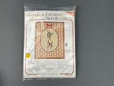 Bucilla Creative Needlecraft 1549 Crewel Embroidery Kit Sitting Pretty Vintage
