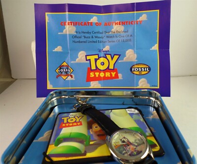 激レア　TOY STORY FOSSIL 腕時計　セット売り Disney Vintage Pixar Toy Story Woody RC Scud Glow in Dark Fossil