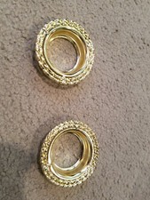 2 NEW GOLD DOUBLE TWISTED B.B CUPS FOR CRANKS...