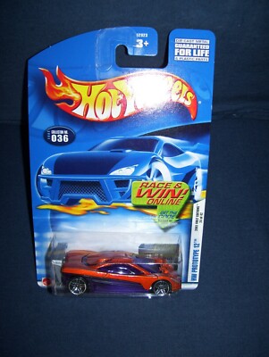 Hot Wheels 2002 First Editions Red HW Prototype 12 24 of 42 Collector No. 36