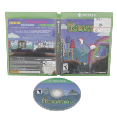 XBox One Terraria Video Game Re-Logic 505Games ** Tested Works