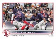 2022 Topps Mini - Boston Bashers - #630 On Demand Red Sox Devers Hernandez