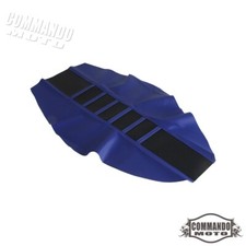 Enjoy Mfg Seat Cover - Compatible With Yamaha 1984-2000 XT 250 XT 350 XT250 XT350 - Color Sides Ribbed #284 (NEON Yellow Sides/Black Top/NEON Yellow Ribs - View #3