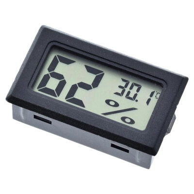 Small Temperature Humidity Meters Fahrenheit Without Cable Use for Garden Cellar