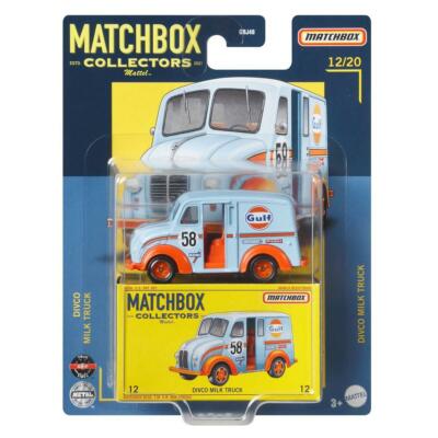Matchbox Collectors Series Divco Milk Truck (58 Gulf) Maßstab 1:64 Diecast Fahrzeug