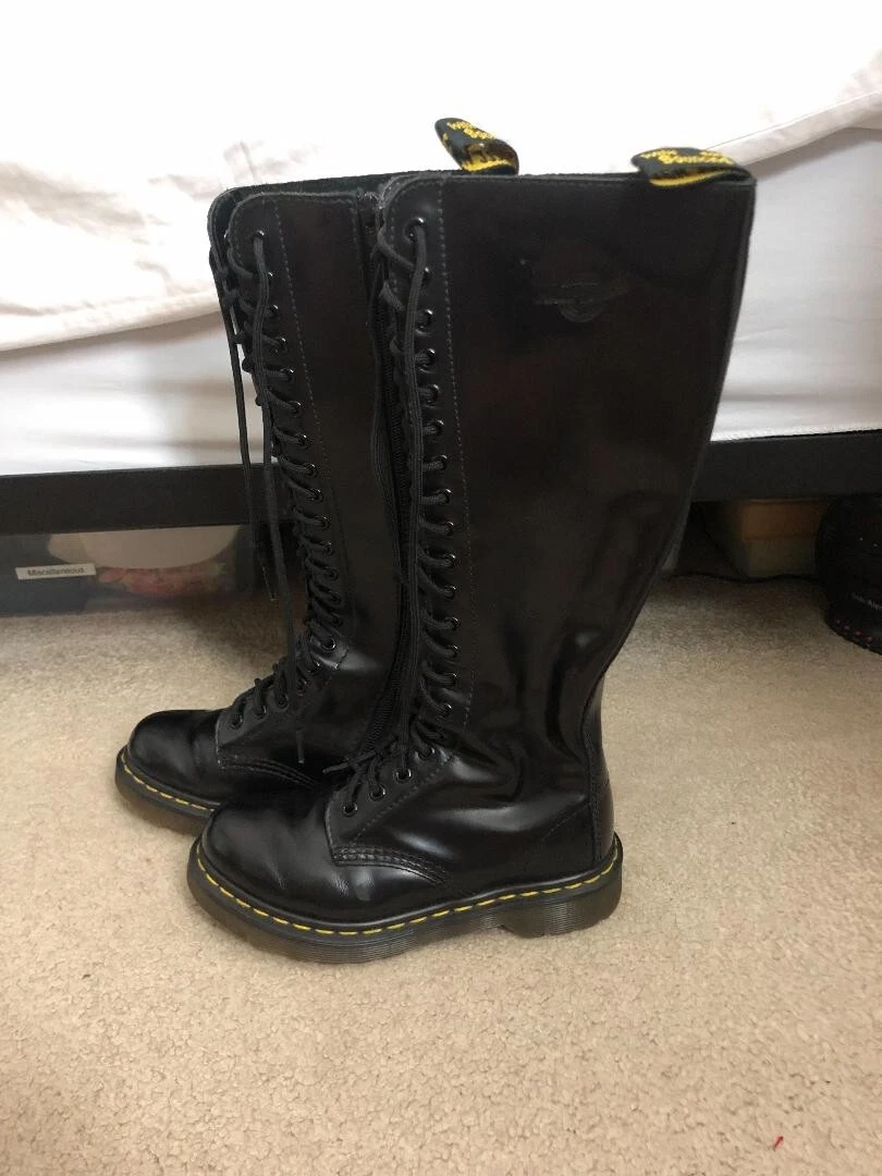 Knee length cheap doc martens