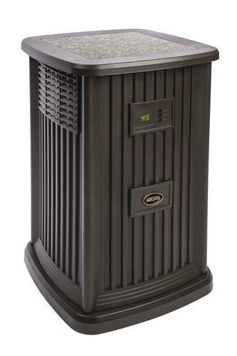 3.5 Gal Portable Pedestal Evaporative Humidifier Espresso Dry Air Moisturizer