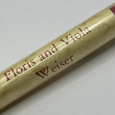 VTG 1976 Ballpoint Pen FLORIS & VIOLA WEISER 30th Wedding Anniversary
