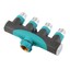 Indexbild 1 - 4-Wege-Tap-Adapter Ventil Absperrklappe Gartenschlauch Rohrverbinder Split