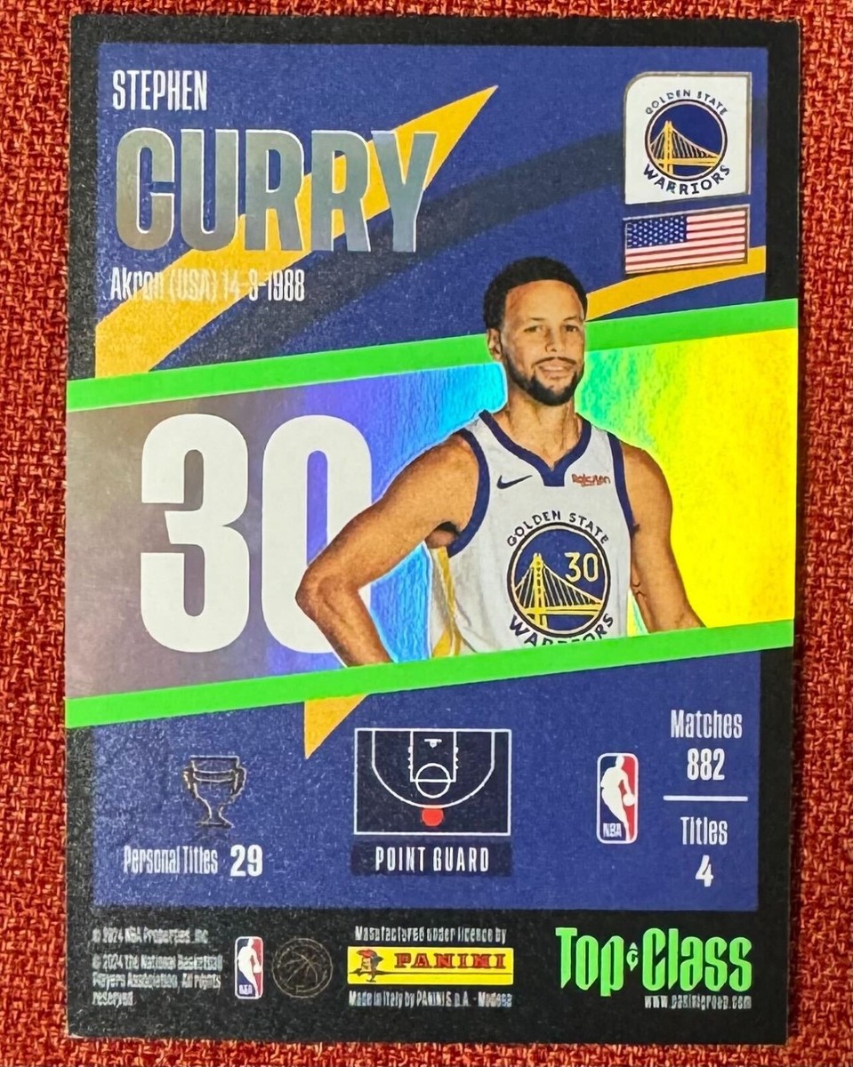 2023-24 Panini Top Class -- Stephen Curry Winner #191 | eBay