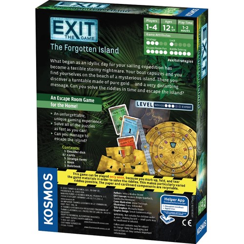 The Forgotten Island - Exit the Escape Room Game - Kosmos New - Picture 2 of 3