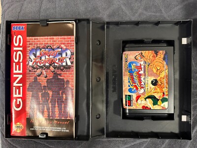 SUPER STREET FIGHTER 2 SEGA Mega Drive with GENESIS - English Manual