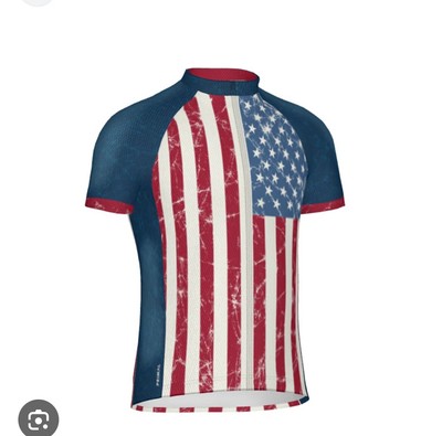 Primal Wear Cycling Jersey/Stars And Stripes Red/White/Blue Size Med