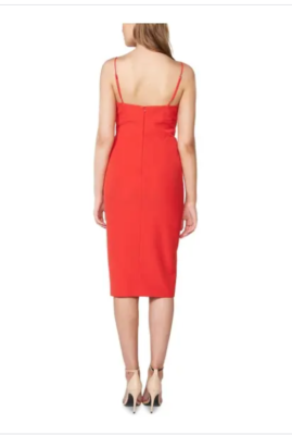 white ruched bodycon midi dress Off White Ruched Bodycon Midi Dress With Criss Cross Back