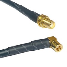 RFC195 SMA FEMALE to SMB FEMALE ANGLE Coax RF Cable USA-Ship Lot