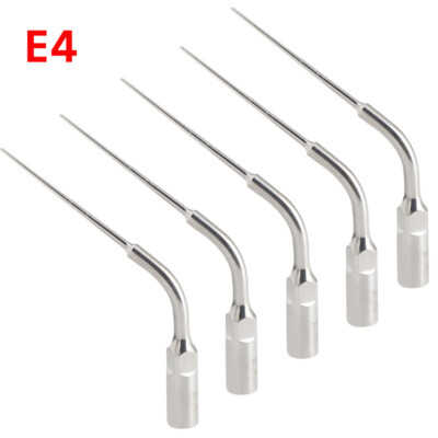 5pcs Dental Ultrasonic Scaler Tips Endo Perio Root Canal Fit Woodpecker EMS