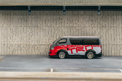 Tarmac Works 1:64 Hiace Widebody Red Diecast Model Car | eBay