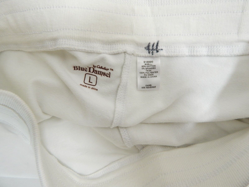 Pantalone donna Cabela's blu damigella Belle taglia large bianco nuovo - Foto 2 di 5