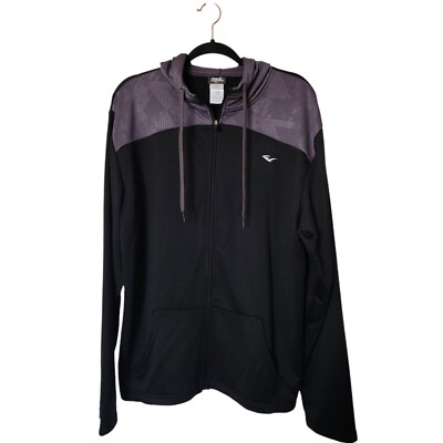 Everlast Mens Full Front Zip Hooded Lightweight Jacket Size Large