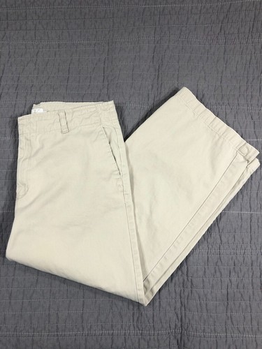 Calvin Klein Pants Women 8 Tan Beige Cropped Chino Khaki Straight Leg Outdoor - Picture 14 of 24