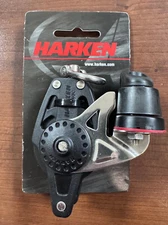 Harken 2646 40mm Carbo AirBlock — Swivel, Becket, Cam Cleat - NEW FREE SHIP