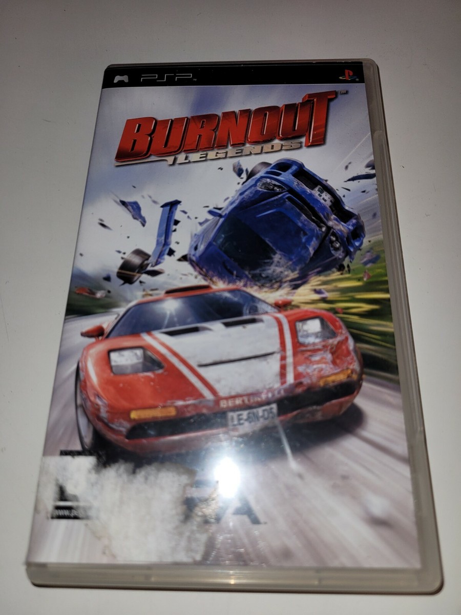 Jeu PSP Burnout Legends - Complet En Bon état - Version Française