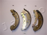 Japko Bremsbackensatz Bremsbacken Hinten FüR Renault Clio III BR0/1 CR0/1
