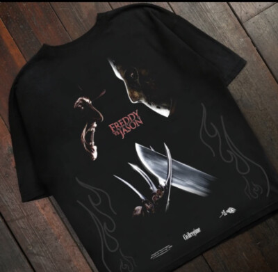 CIVIL REGIME X DARC SPORT X FREDDY KRUEGER VS JASON (RARE) SHIRT - MEDIUM