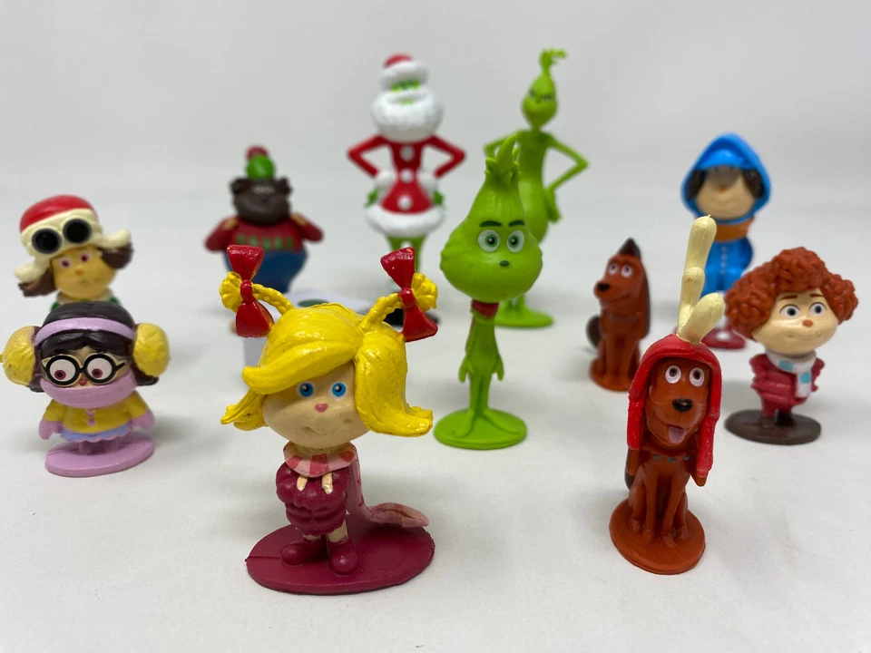 Juego de Navidad El Grinch que robó - Juego de 12 piezas - Juego de figuras nuevo Foto 4 de 4