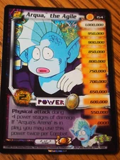 Dragonball Z CCG World Games Arqua, The Agile rare foil mint condition
