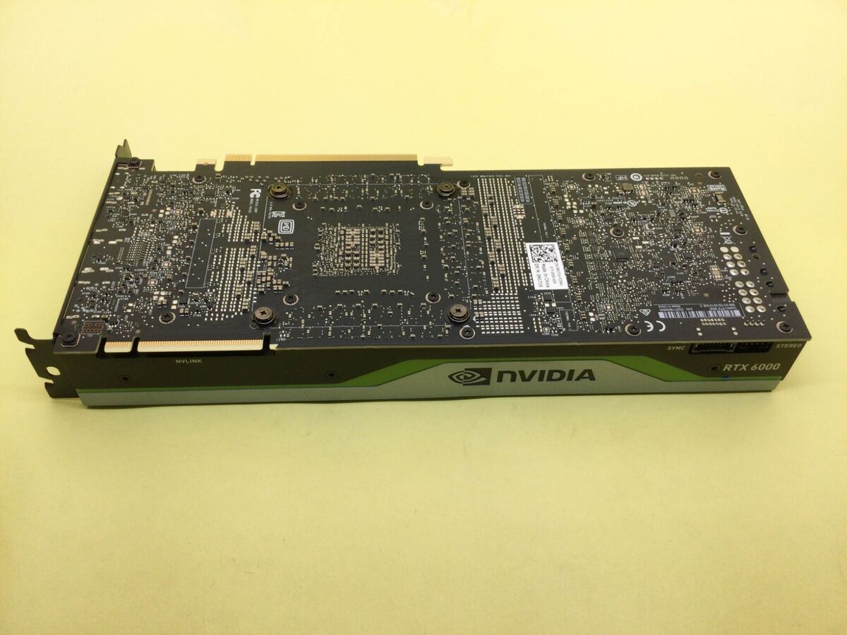 NVIDIA Quadro RTX 6000 24GB GDDR6 Graphics Card RTX6000 | eBay NVIDIA Quadro RTX 6000 24GB GDDR6 Graphics Card RTX6000 | eBay